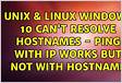 Remmina not resolving hostnames works OK with IP